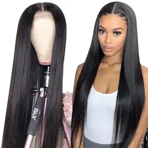 ZSF Hair HD Full Lace Wig Straight Human Virgin Hair Lace Frontal Wig Brazilian Wholesale Price Closure Wigs With Baby Hair