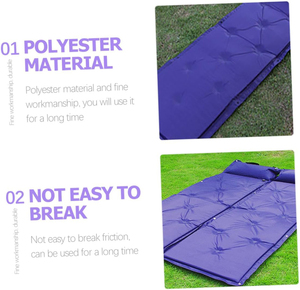 Coussin de couchage auto-gonflant léger et durable imperméable coussin d'air gonflage/dégonflage automatique facile PVC durable pour la randonnée - Product Image 4