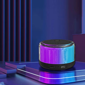 최고 판매자 미니 휴대용 스피커 RGB LED 램프 시끄러운 무선 BT 음악 다채로운 게임 스피커 배터리 나이트 클럽 스피커 - Product Image 2