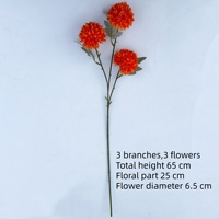 PT-CH028 et 031 – Fleurs artificielles en soie Kiku, petites fausses pompons décoratifs floraux pour intérieur, chrysanthèmes et pissenlits, vente en gros