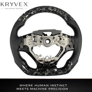 Kryvex <span class=keywords><strong>Lexus</strong></span> ES GS <span class=keywords><strong>RX</strong></span> 2013-2016 250/300h/<span class=keywords><strong>350</strong></span>/450h <span class=keywords><strong>F</strong></span>-<span class=keywords><strong>Sport</strong></span> Mejora Interior Personalizada con Láminas Plateadas de Fibra de Carbono Forjada y Cuero - Product Image 5