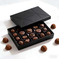 Boîtes Cadeaux en Papier de Luxe Personnalisées pour Dragées et Bonbons, Emballage de Faveurs Sucrées pour Invitations