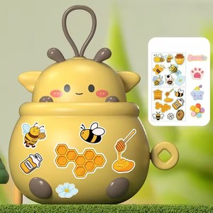 Hucha Temática de Gran Capacidad, Caja Fuerte Adorable con Diseño de Panda, Abeja, Cerdo y Casa de Dulces, Juguete Creativo para Ahorrar - Product Image 5