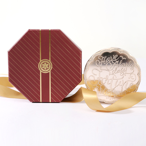 cosmetic packaging <b>gift</b> <b>box</b> in hexagon with custom logo cosmetic packaging paper boxes - Product Image 2