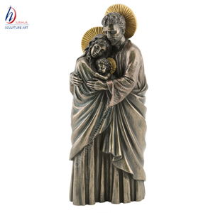 Bronce Santa cristiana familia estatua <span class=keywords><strong>madre</strong></span> Virgen María y el Niño Jesús Señor estatuas - Product Image 5