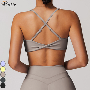 <span class=keywords><strong>Soutien</strong></span>-<span class=keywords><strong>gorge</strong></span> <span class=keywords><strong>de</strong></span> sport pour femme brossé, dos ouvert, vêtements <span class=keywords><strong>de</strong></span> sport ajustés, <span class=keywords><strong>soutien</strong></span>-<span class=keywords><strong>gorge</strong></span> <span class=keywords><strong>de</strong></span> yoga pour femme, adapté <span class=keywords><strong>à</strong></span> la <span class=keywords><strong>course</strong></span> <span class=keywords><strong>à</strong></span> <span class=keywords><strong>pied</strong></span>, au yoga - Product Image 4
