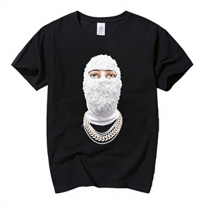 เสื้อยืดแขนสั้นผู้ชาย ผ้าคอตตอน/ใยไผ่ ทรงปกติ สวมใส่สบาย เป็นมิตรกับสิ่งแวดล้อม ระบายอากาศได้ดี ไม่หดตัว แห้งเร็ว พิมพ์ลายดิจิตอล - Product Image 2