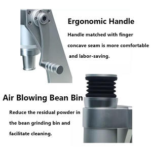 Molinillo de Café Manual Portátil, <span class=keywords><strong>Mini</strong></span> Molinillo de Café de Acero Inoxidable 420 para Uso Doméstico, Molinillo de Café Manual Pequeño - Product Image 3