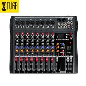 Xtuga CT80X-mezclador digital profesional de audio, 8 canales