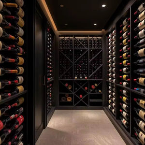 Vinoteca de Lujo Personalizada con Iluminación LED, Estantes para Botellas de Gran Capacidad y Exhibición de Vidrio Templado - Product Image 5