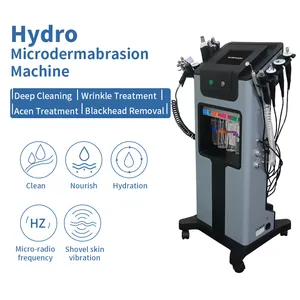 Máquina de limpeza facial hidro-hidrotermoabrasão, máquina de peeling a jato aquático para levantamento de rosto, hidra, spa e pele, venda imperdível