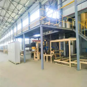 Automatic Production Line For Gypsum Board 12.5 Mm Gypsum Board Production Line Gypsum Board Making Machine