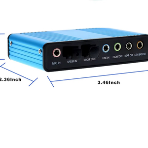 4 Kênh Âm Thanh Bên Ngoài <span class=keywords><strong>Card</strong></span> 5.1 Surround Âm Thanh USB 2.0 Bên Ngoài Âm Thanh Quang Học <span class=keywords><strong>Card</strong></span> Adapter Cho <span class=keywords><strong>PC</strong></span> Máy Tính Xách Tay - Product Image 1