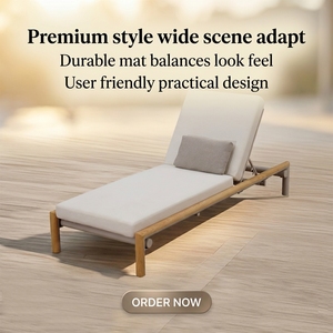Chaise longue en aluminium Foshan Darwin à prix direct, personnalisable pour extérieur, piscine, patio, hôtel, spa, cour et bord de piscine - Product Image 1