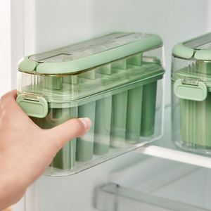 Moldes para helados de grado alimenticio de 6 cavidades, molde para helados DIY para niños y adultos, moldes reutilizables para helados congelados para fiestas, yogur y jugo. - Product Image 6