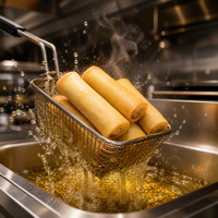 Hete Aanbieding OEM Diepvries Groente Springrollen Fabrieksdirecte Levering Bitemaatjes Groentensnack voor Internationale Catering