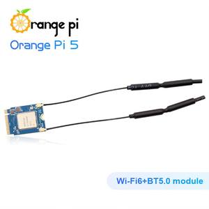 Orange <span class=keywords><strong>Pi</strong></span> 5 Wi-Fi6 BT 5.0-Modul UART/ PCM-Schnitts telle BCM4375 Drahtloser Chip 2,4 GHz 5GHz MIMO Standard 2 Antennen für Orange <span class=keywords><strong>Pi</strong></span> 5 - Product Image 3