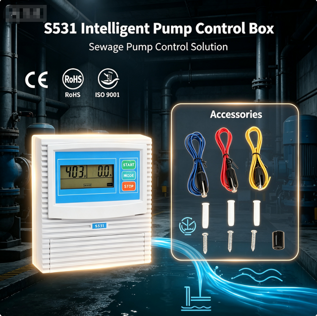 S531  380VAC Intelligent Water Pump Controller, Automatic  Control Panel for Industrial & Municipal Water Supply