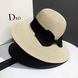 Summer Custom Straw Bucket Hats Outing Wide Brim Seaside Beach <b>Sunscreen</b> Uv Sun Production Straw Hat Women - Product Image 1