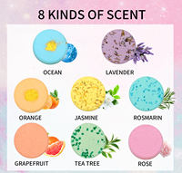 Tablettes de douche relaxantes pour femmes, vente chaude, aromathérapie, bombes de bain moussantes, soulagement du stress, diffuseurs de vapeur pour la douche, coffret cadeau