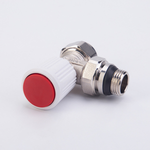 Robinet <span class=keywords><strong>thermostatique</strong></span> d'angle coulissant en laiton forgé DN15 <span class=keywords><strong>sans</strong></span> tête, raccordement rapide pour tuyau PEX-A, corps de vanne TRV pour chauffage - Product Image 2