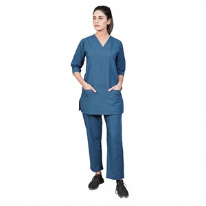 Meilleures ventes : Uniformes médicaux pour femmes, tenues d'infirmière d'hôpital en tissu extensible, logo personnalisé, fournisseur OEM en gros, usine - Product Image 3