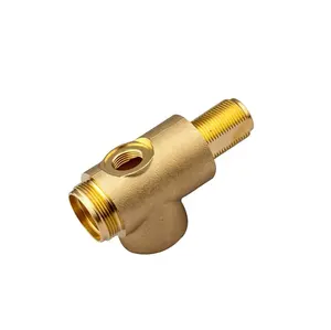 Free sample available female thread adapter custom metric pipe connector machined pipe fitting