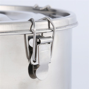 Runde Benito Brotdose Edelstahl Bento Adult Tiffin Carrier Große Brotdose aus Stahl zur Aufbewahrung von Lebensmitteln für Erwachsene oder Kinder - Product Image 5