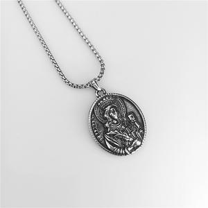 Klasik Kutsal Barbara Kadehi Titanyum Çelik Kolye Erkek Paslanmaz Çelik Kolye - Product Image 4