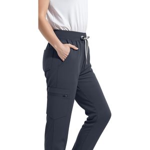 Pantalones de Trabajo FOXA para Mujer, Cintura Alta, Estilo Cargo, con 5 Bolsillos, Suaves y Transpirables, para Profesionales Médicos - Product Image 5