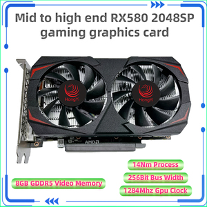 การ์ดจอ Rx580 8Gb สำหรับการเรนเดอร์ 3 มิติ Gpu Ddr5 256Bit การ์ดแสดงผล Vga สำหรับคอมพิวเตอร์เดสก์ท็อป ราคาประหยัด สำหรับเล่นเกม Gddr5 มือสอง - Product Image 3
