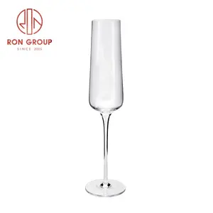 Óculos profissionais de vinho 8oz, design elegante champanhe