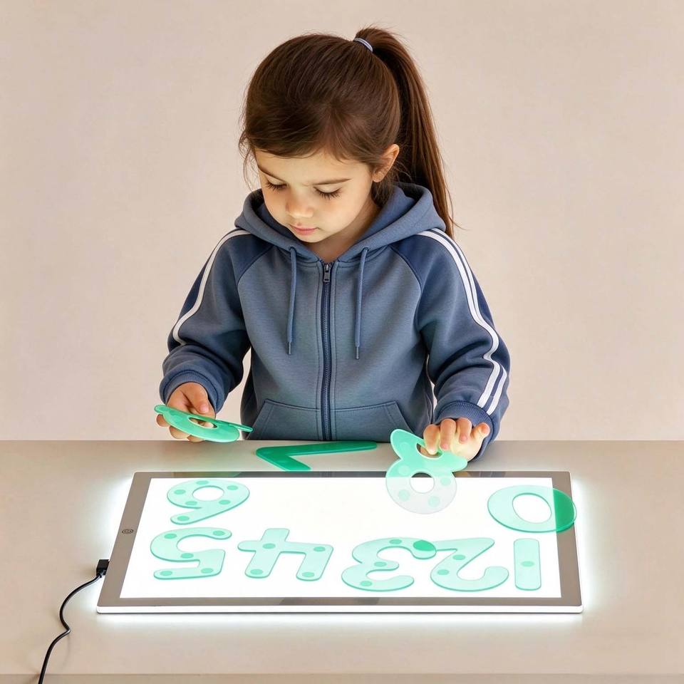 Montessori,Sensory Play Bright LED Light Panel LARGE Light Table ...