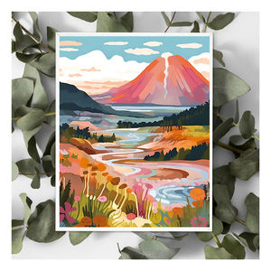 Peinture numérique DIY <span class=keywords><strong>pour</strong></span> adultes <span class=keywords><strong>Anime</strong></span> Paysage Peinture par numéros Kits <span class=keywords><strong>Dessin</strong></span> sur toile Art mural Décoration intérieure - Product Image 2