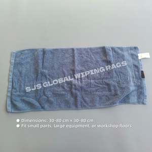 Paños de Limpieza de Algodón Puro de Calidad Superior, Coloridos, con Absorción Mejorada para Uso Industrial Pesado - Product Image 3