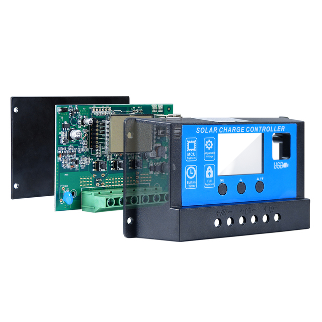 GCSOAR Pwm Solar Charger Controller 30a for Price Solar Controller Inverter Charger 12v
