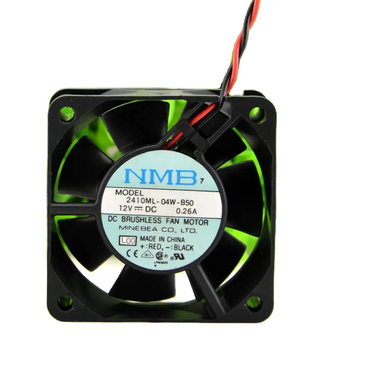 Original NMB 6025 12V 0.26A 6cm 2410ml-04w-b50 CPU chassis cooling fan