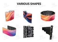 Panel de Video Wall LED P1.5 P2.5 P3 P4 para Conciertos, Escenarios y Eventos, Pantalla LED Curva para Interiores y Exteriores, Fondo Móvil para Alquiler