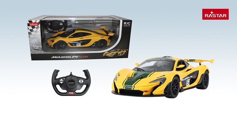 RASTAR 1/14 Mclaren P1 GTR Fast Electric Rc Cars for Radio Control