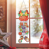 Diamant peinture dessin animé Animal vent carillon oiseau papillon libellule noël pendentif bricolage mosaïque porte fenêtre suspendus décoration