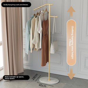 Porte-<span class=keywords><strong>manteau</strong></span> sur pied de luxe léger, moderne et minimaliste, avec rangement vertical, pour chambre et salon, modèle très prisé - Product Image 2
