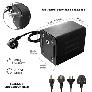 Motor Eléctrico de 15W para <span class=keywords><strong>Asador</strong></span> de Barbacoa, Motor <span class=keywords><strong>Giratorio</strong></span> Universal para Parrilla de Barbacoa - Product Image 3