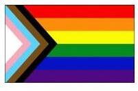 Drapeau de fierté de progrès