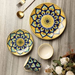 Ceramic <b>Mug</b> Bowl Plate Dinnerware <b>Set</b> Elegant Tableware Dinnerware <b>Set</b> for Home Kitchen Restaurant Hotel Cafe Dining and Serving - Product Image 3