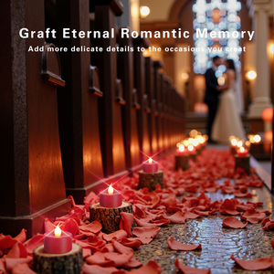 Bán buôn 200 giờ đèn nến LED nhấp nháy chạy pin, không lửa, màu trắng/vàng, trang trí nhà cửa - Product Image 6