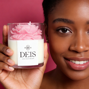 Bougie parfumée artisanale de 14 oz avec logo personnalisé, cire de soja, pot en verre, style moderne, couleur personnalisée, parfum pour Diwali - Product Image 1