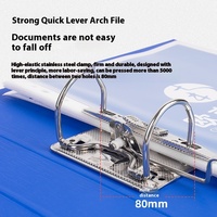 Suministros de oficina Ou Nan FC Carpeta de almacenamiento de carpetas de trabajo rápido de 3 pulgadas Clip de trabajo rápido Archivo DE DATOS DE PAPEL Modelo 556/555 CN ZHE