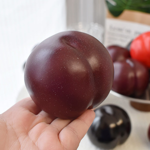Modelo de Fruta Artificial de Ciruela Negra de Plástico Ecológico para Decoración de Halloween, Navidad, Acción de Gracias y Fotografía - Product Image 6