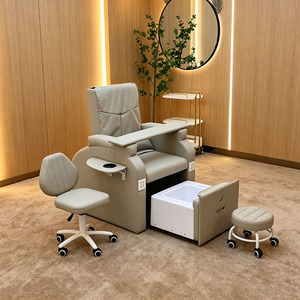 Fauteuil de pédicure sans plomberie avec cuvette, station de spa pour manucure avec repose-pieds et bassin, équipement de spa pour pédicure en gros - Product Image 6