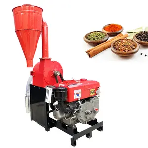Mini Cassava Automatic Grain Grinding Corn Maize Mill Plant Wheat Grinder Crusher Flour Milling Machine For Home
